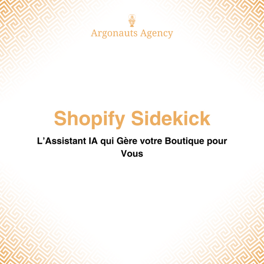 Shopify Sidekick : l’Assistant IA qui Gère votre Boutique pour Vous