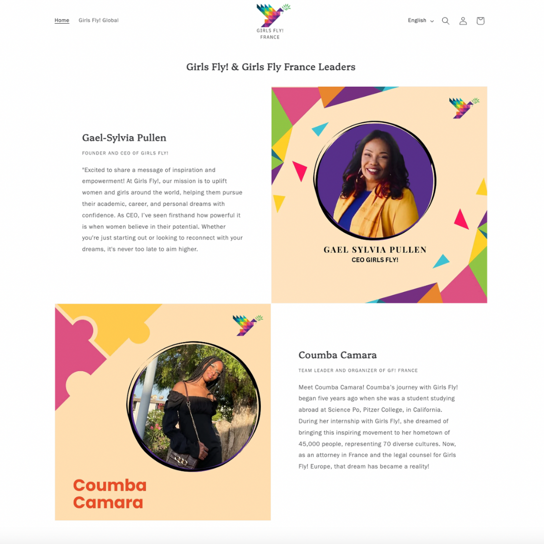 Girls Fly! France Gestion et maintenance du site