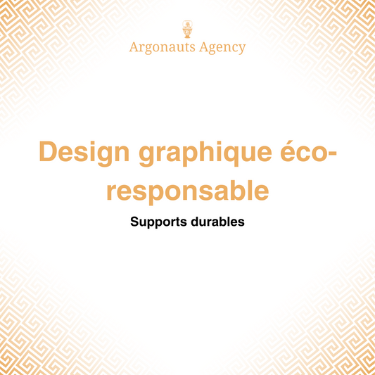 Design graphique éco-responsable : supports durables