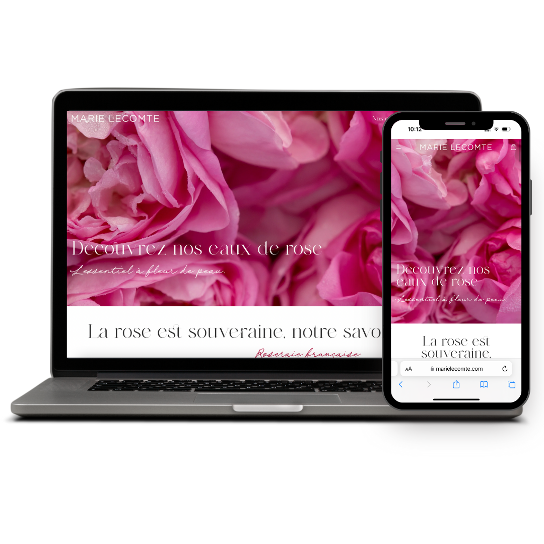 Création site internet Marie Lecomte