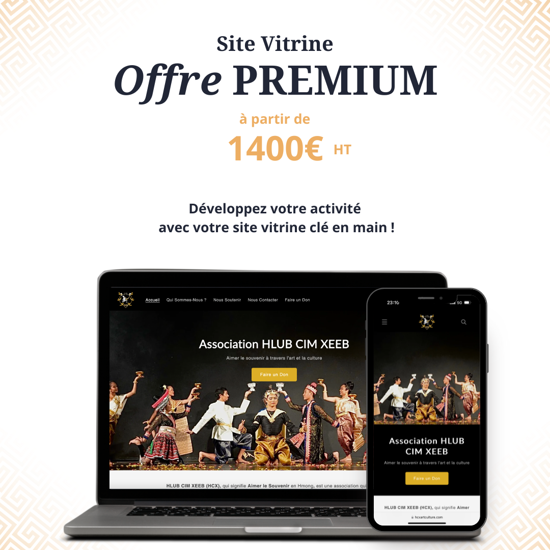Création site internet vitrine offre premium Argonauts Agency
